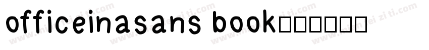 officeinasans book字体转换
